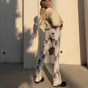 motel rocks newspaper pants